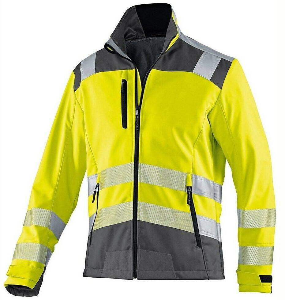 Abbigliamento da lavoro Kübler REFLECTIQ Softshell Jacket PSA 2yellow/anthtacite