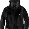 Carhartt Super Dux™ Relaxed Fit Insulated Traditional Coat (105002)black Abbigliamento da lavoro