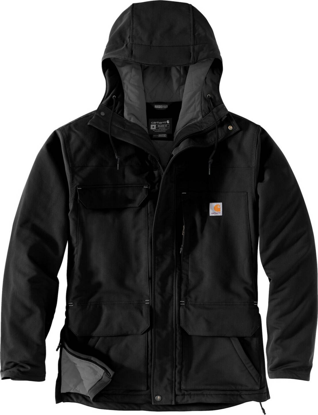 Carhartt Super Dux™ Relaxed Fit Insulated Traditional Coat (105002)black Abbigliamento da lavoro