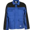 Planam Schwhiteer Jacket WELD SHIELD kornblue/black Abbigliamento da lavoro