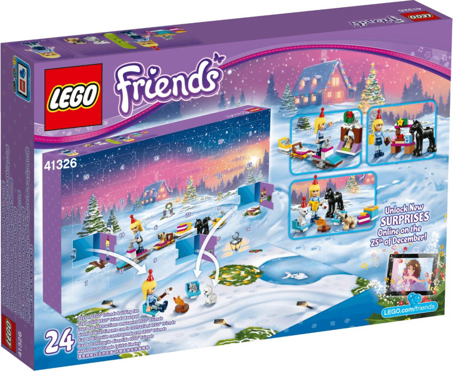 LEGO Friends - Calendario dell'AvventoAdvent Calendar 2017 (41326) Calendari dell'Avvento