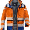 Abbigliamento da lavoro Kübler REFLECTIQ Wetterjacke PSA 2 (1307)orange/kbl.blue