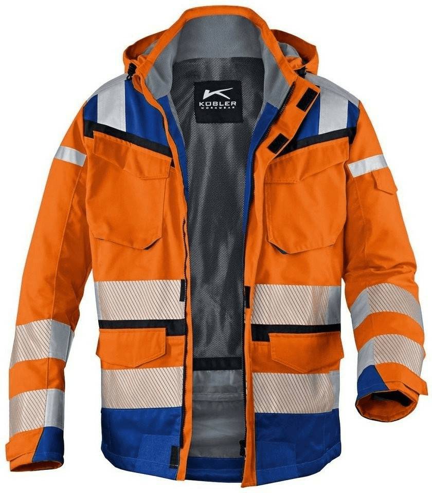 Abbigliamento da lavoro Kübler REFLECTIQ Wetterjacke PSA 2 (1307)orange/kbl.blue