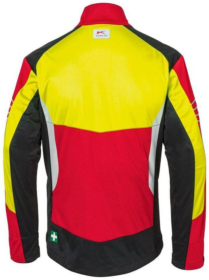 Abbigliamento da lavoro Kübler FOREST Ultrashell Jacket Pro red/yellow