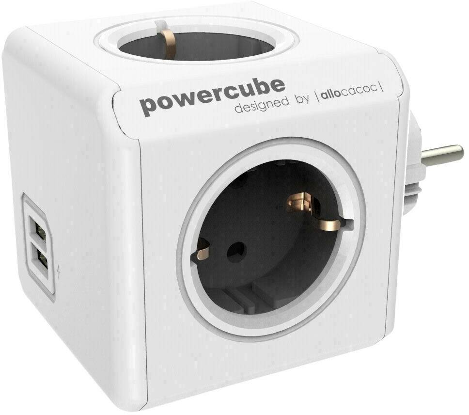 Allocacoc PowerCube Original USBgrey Ciabatte elettriche