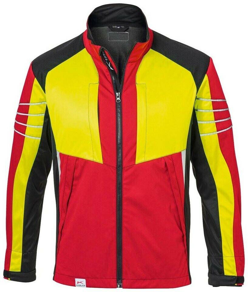 Abbigliamento da lavoro Kübler FOREST Ultrashell Jacket Pro red/yellow