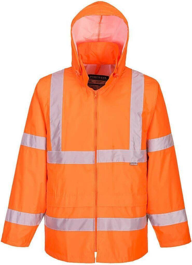 Abbigliamento da lavoro Portwest Rainjacket Hi-Visorange