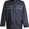 Elka Rainwear PU Regenjacket 026301 D-LUX navy Abbigliamento da lavoro