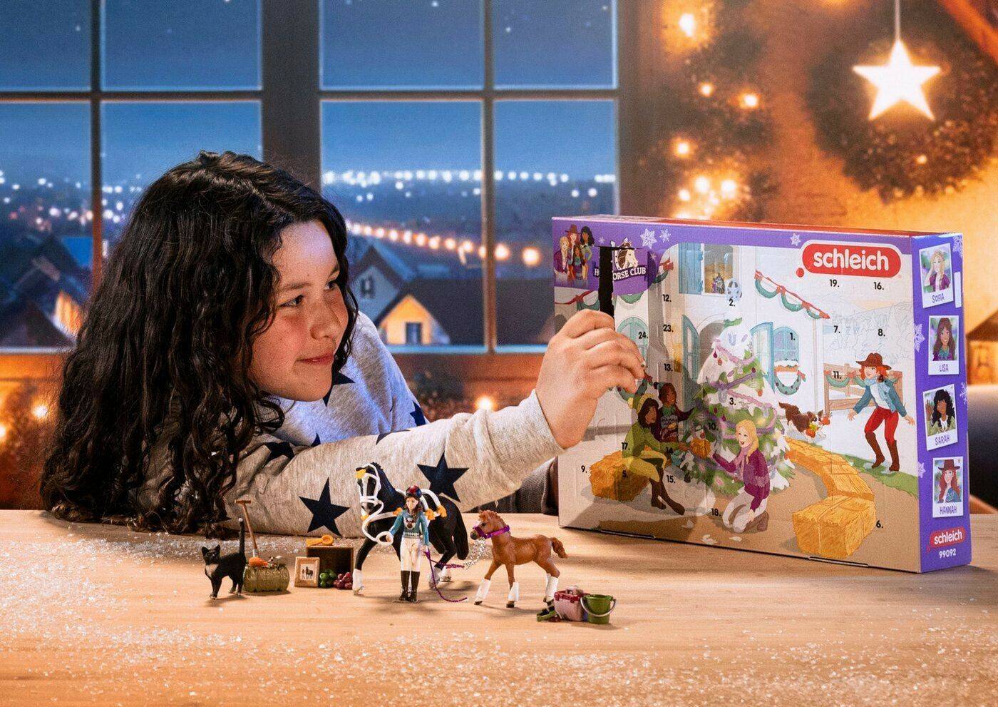 Schleich Horse Club calendario dell'AvventoAdvent Calendar 2024 (99092) Calendari dell'Avvento