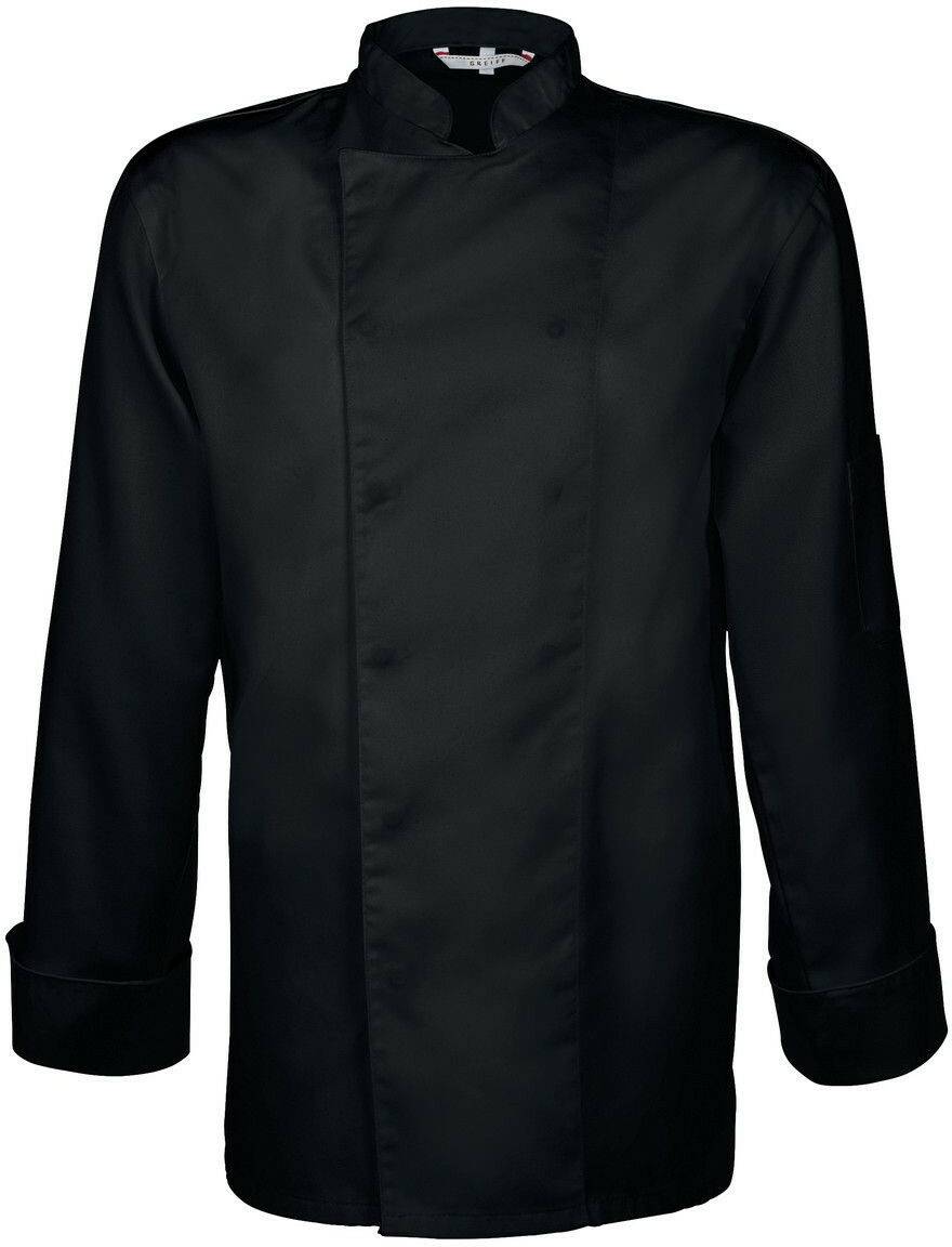 Greiff Men-Cook Jacket BASIC Style 5580black Abbigliamento da lavoro