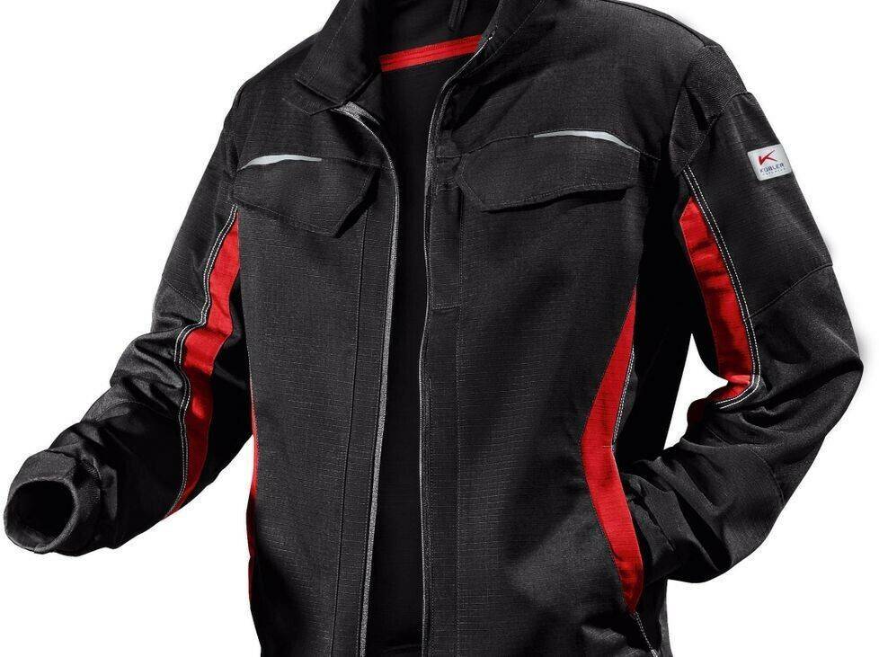 Kübler PULSSCHLAG Jacke (1324)black/red Abbigliamento da lavoro